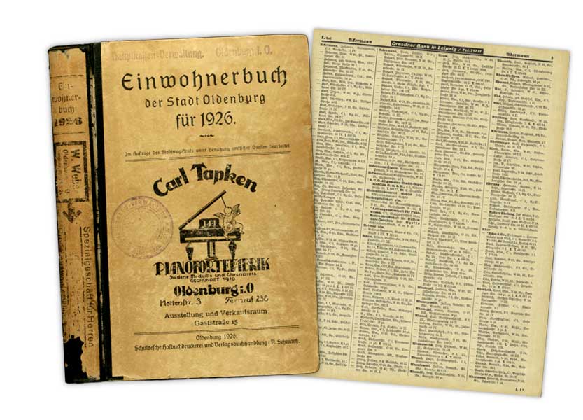 Historische Adressbücher Hamburg