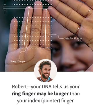 AncestryDNA Traits Finger Length