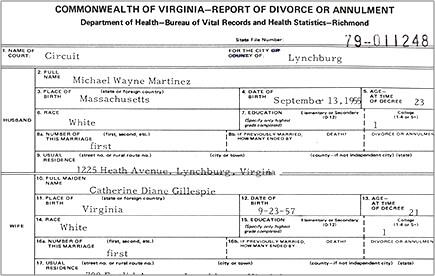 look up divorce records