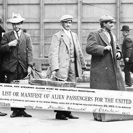 New York Passenger's List record