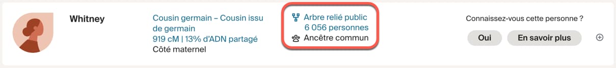 match with large public tree