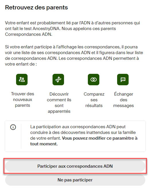 correspondance enfant