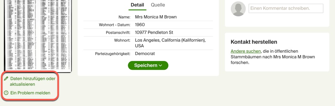 Ein Problem melden