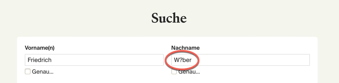 Platzhalter sind Symbole