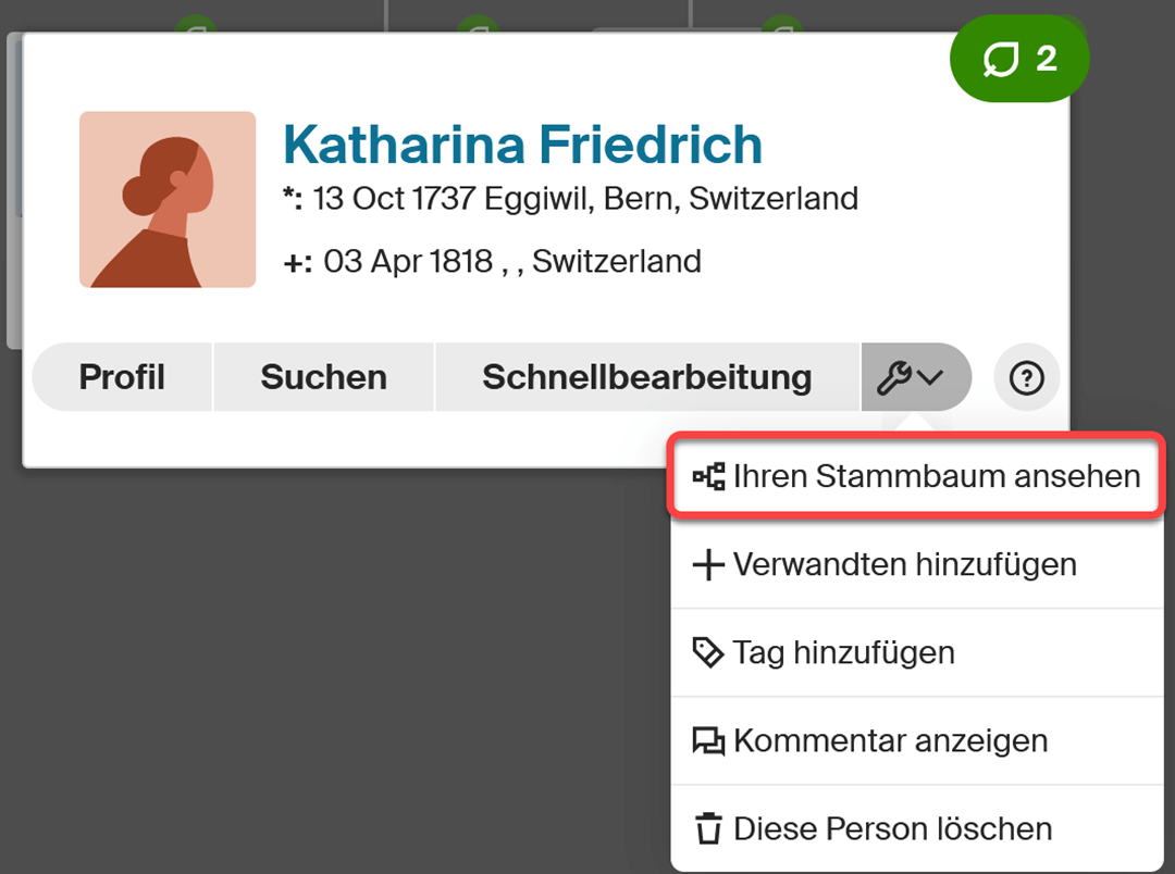 Meine Konto-Einstellungen