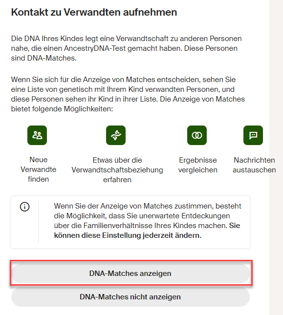 Kinder – Matches