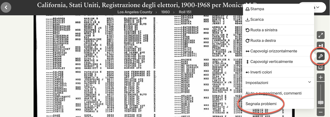 Aggiungi o aggiorna informazioni