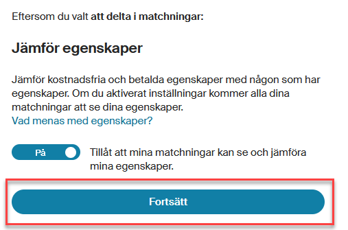 jämför egenskaper