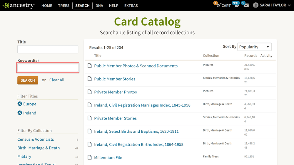Tips for Finding Irish Records