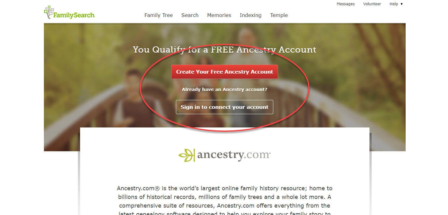 familysearch integration on ancestry