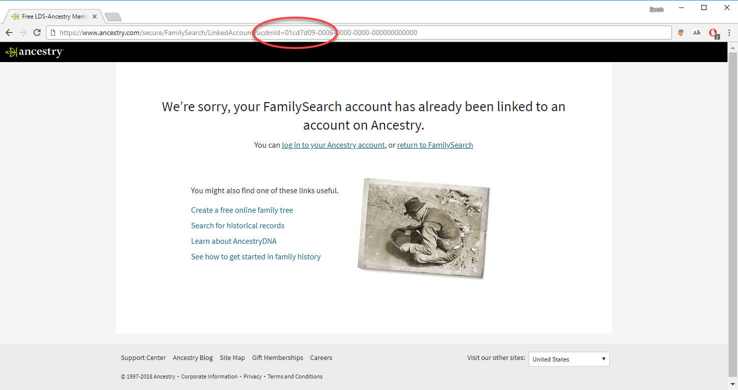 familysearch integration on ancestry