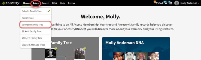 uploading and downloading trees ancestry app for windows 10