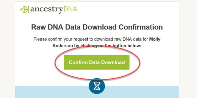 downloading raw dna data
