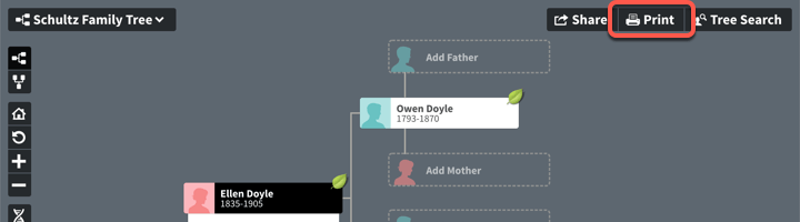 How To Print Pedigree Chart From Ancestry Com