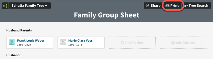 How To Print Pedigree Chart From Ancestry Com