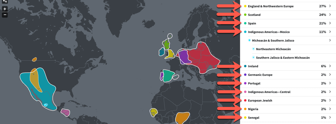 how to find certain ethnicities in my dna matches ancetry how to find certain ethnicities in my dna matches ancetry